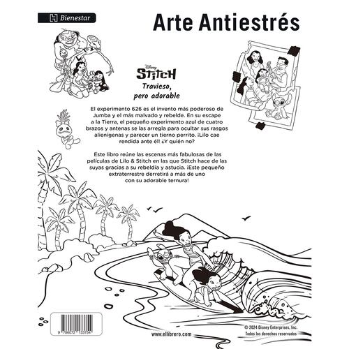 Arte Antiestrés. Stitch. Desastroso pero adorable