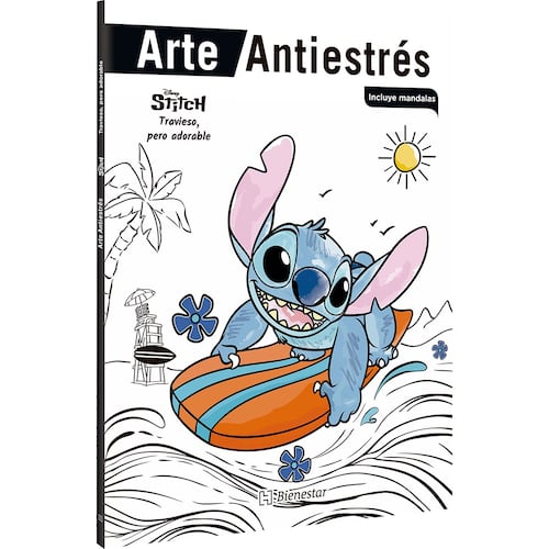 Arte Antiestrés. Stitch. Desastroso pero adorable