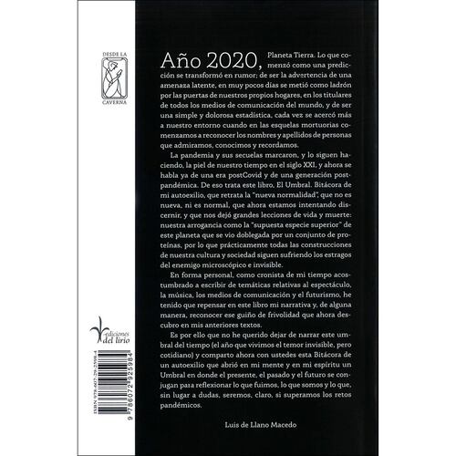 El Umbral, Bitácora de mi autoexilio