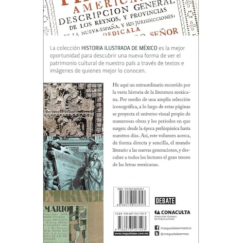 Literatura. Historia ilustrada de México