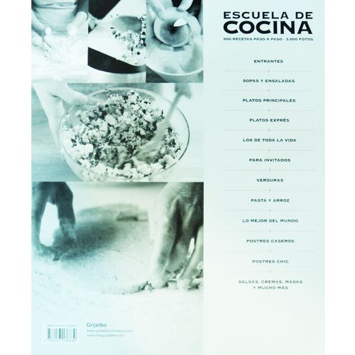 Escuela de Cocina 500 Recetas paso a paso 3000 fotos