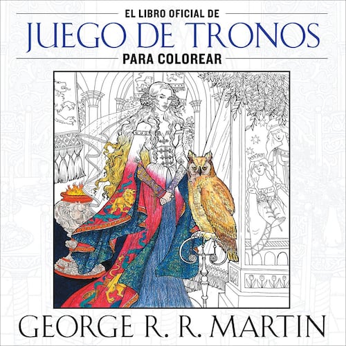 Libro oficial de juego de tronos para colorear