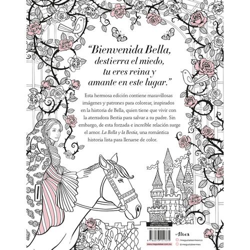 La Bella y La Bestia (Libro Para Colorear)