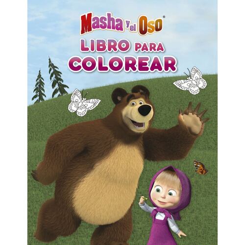 Libro para colorear con Masha y el oso