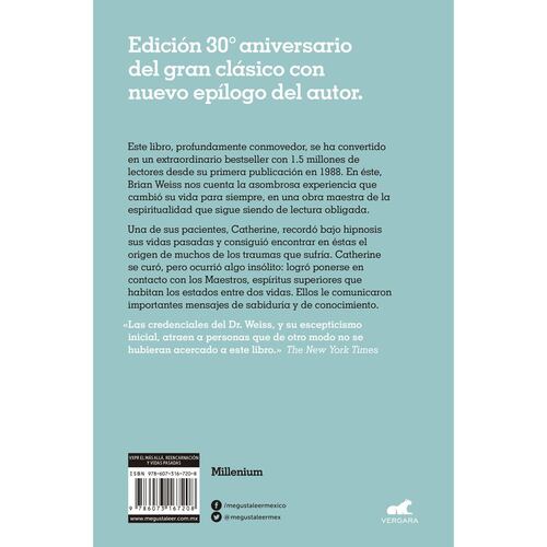 MUCHAS VIDAS, MUCHOS MAESTROS (SPANISH EDITION) By Brian Weiss  **Excellent**