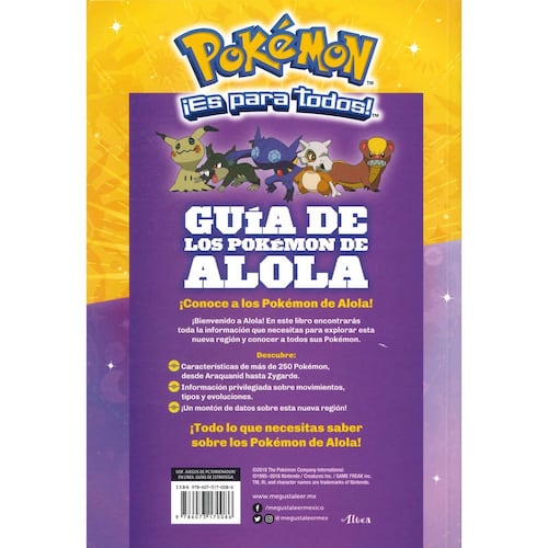 Guía de Los Pokémon de Alola / Pokémon: Alola Region Handbook: La guía  oficial con todo lo que necesitas saber sobre los Pokémon de Alola