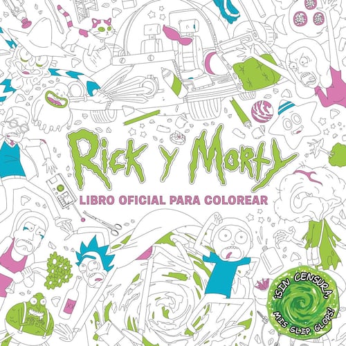 Rick y Morty.  Libro oficial para colorear