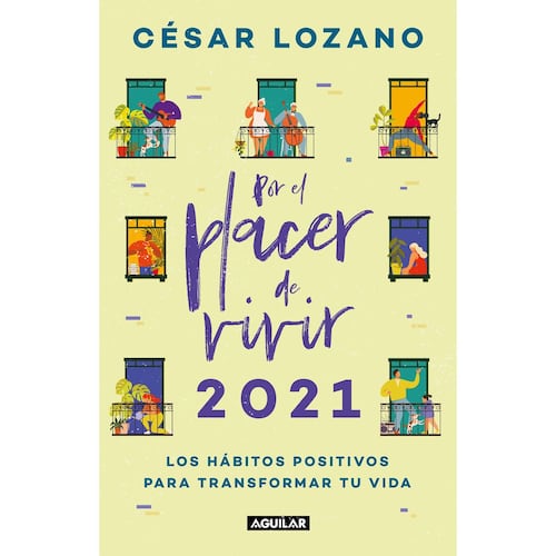 Libro agenda por el placer de vivir 2021