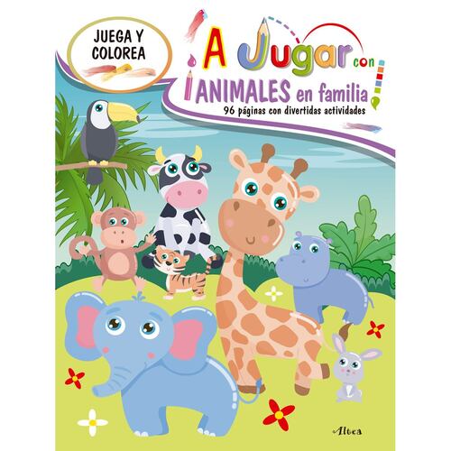 A jugar con animales en familia