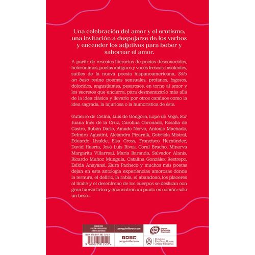 Sólo un beso. Poemas de amor y erotismo