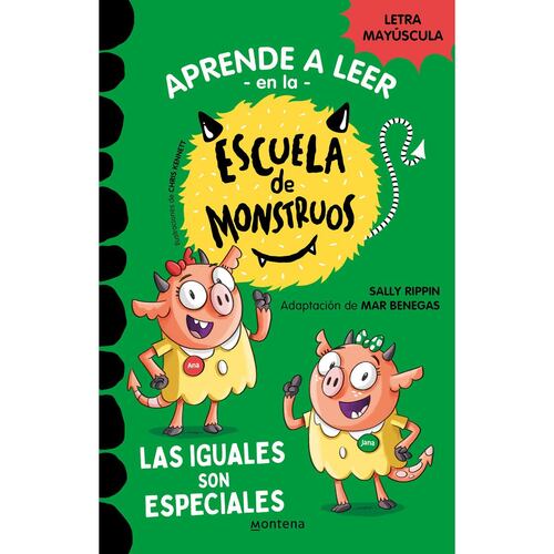 Aprende a leer en la escuela de monstruos, las iguales son especiales
