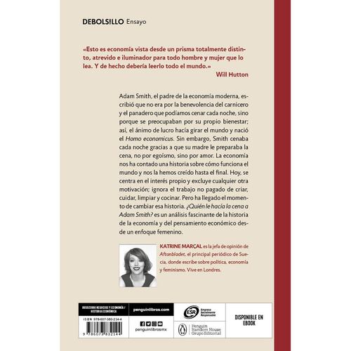 ¿Quién le hacía la cena a Adam Smith?
