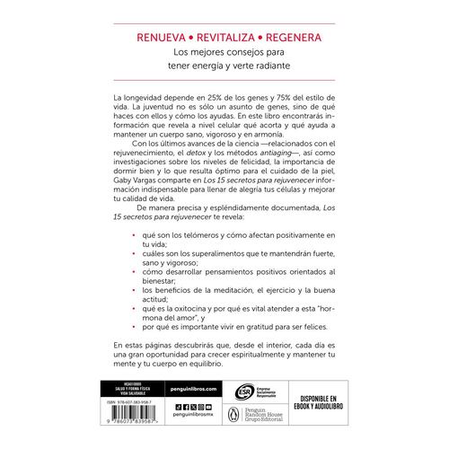 Los 15 secretos para rejuvenecer
