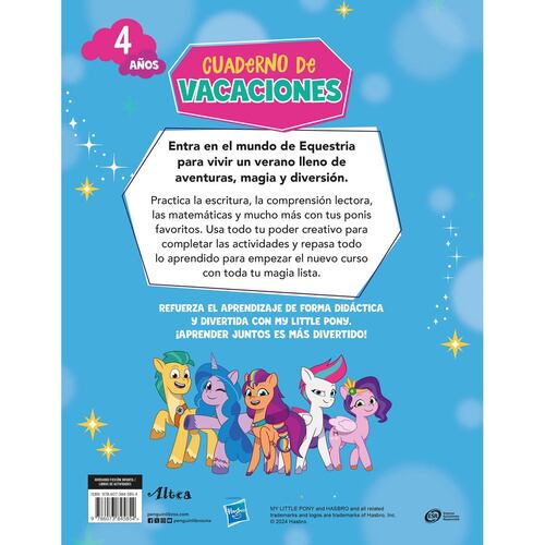 My Little Pony Cuaderno de vacaciones