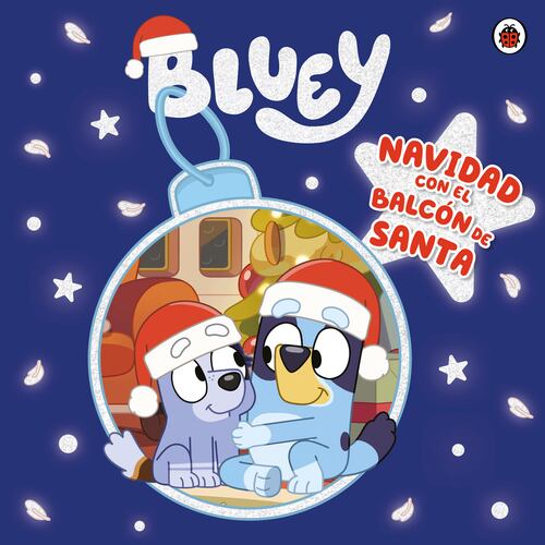Bluey Navidad con el balcón de Santa