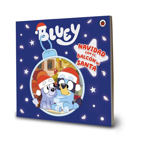 Bluey Navidad con el balcón de Santa
