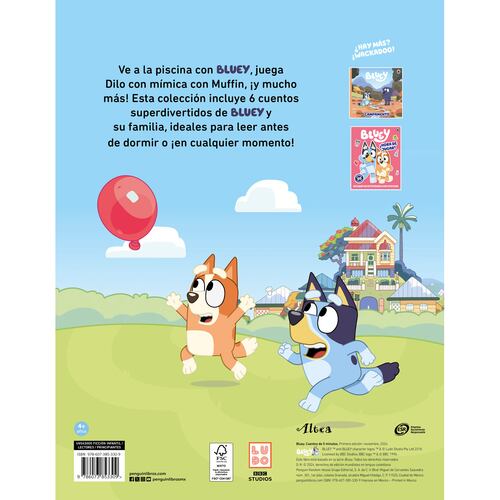 Bluey 2 Cuentos de 5 minutos