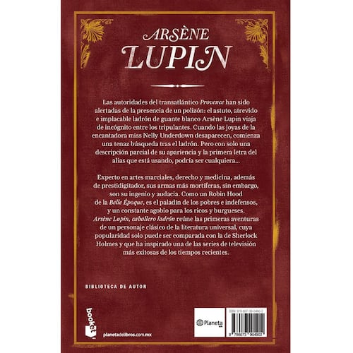 Arsène Lupin. Caballero ladrón, tapa dura