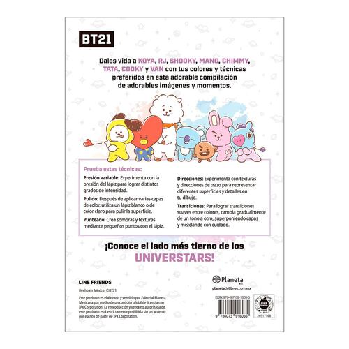 BT21 Libro para colorear