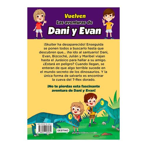 Las aventuras de Dani y Evan 5. El tesoro del T-Rex dorado