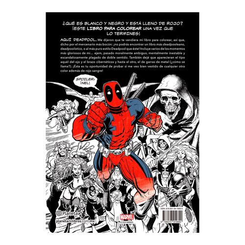 Deadpool para colorear