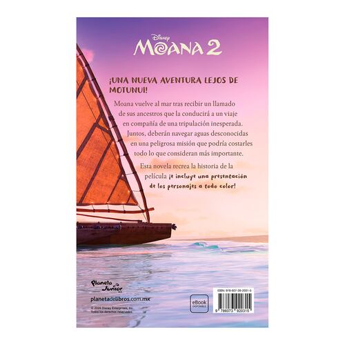Moana 2. La novela
