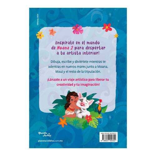 Moana 2. Libro de arte y océanos