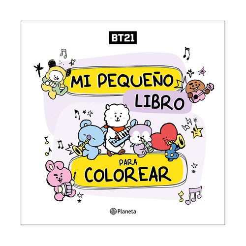 BT21. Mi pequeño libro para colorear