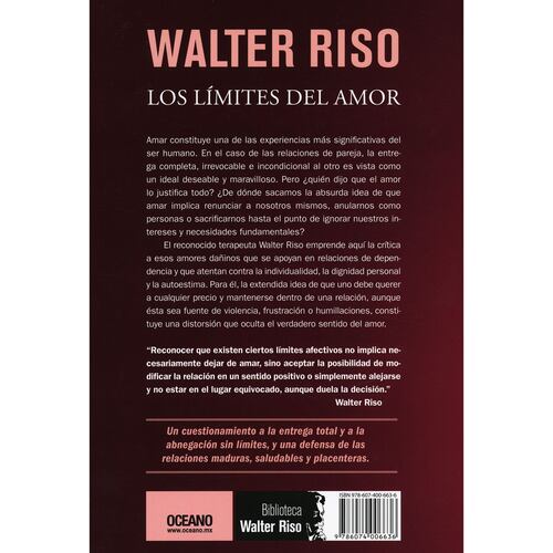 Los Límites del amor. Hasta dónde amarte sin renunciar a lo que soy