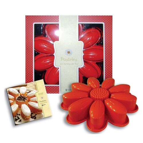 Cajas pasteles en forma de flor