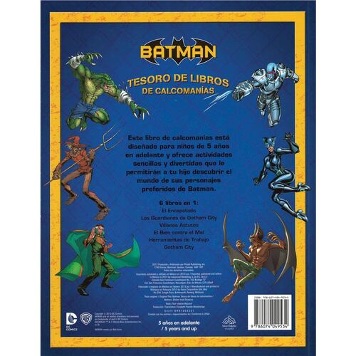 Tesoro de Libros de Calcomanias Batman