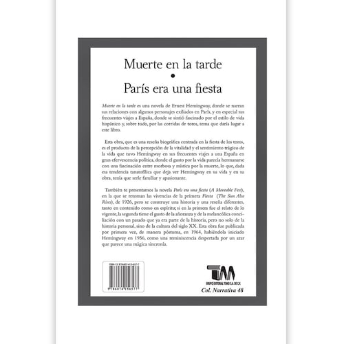 Muerte En La Tarde / París Era Una Fiesta Muerte En La Tarde / París Era Una Fiesta