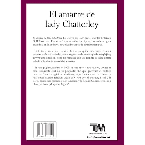 La amante de lady chatterley