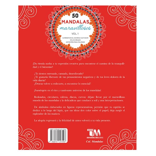 50 Mandalas Maravillosos Vol. 1
