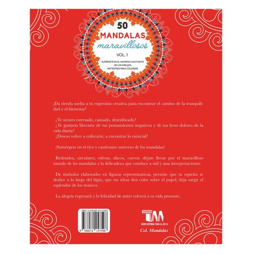 50 Mandalas Maravillosos Vol. 1