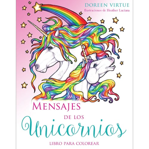 Mensaje de los unicornios. Libro para colorear