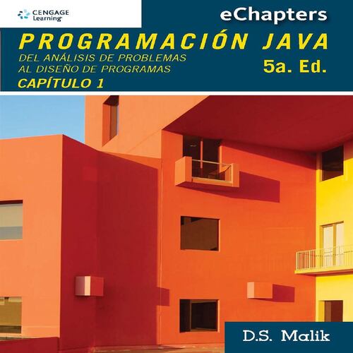 Programación JAVA: del Análisis de Problemas al Diseño de Programas. Capítulo 1