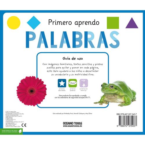 Primero aprendo palabras con 12 piezas sueltas