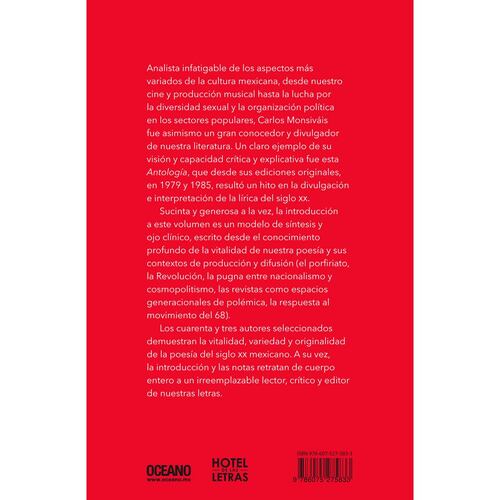 Antología de poesía. Siglo XX