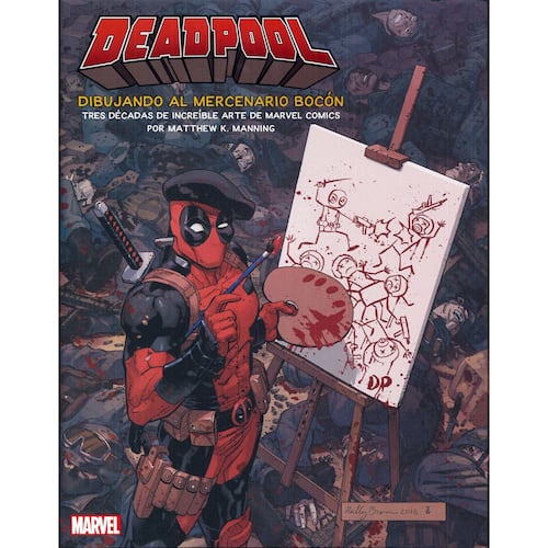 Deadpool dibujando al mercenario bocón