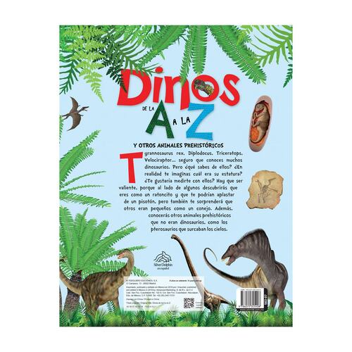 Dinos de la A a la Z y Otros Animales Prehistóricos