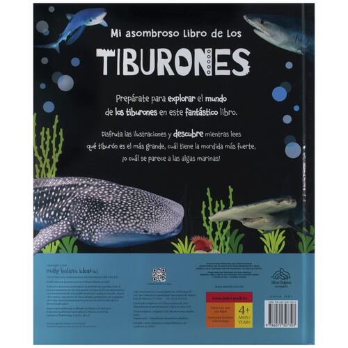 Mi asombroso libro de: Tiburones