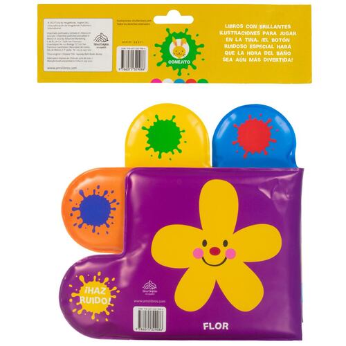 Libro ruidoso para la hora del baño: Conejito