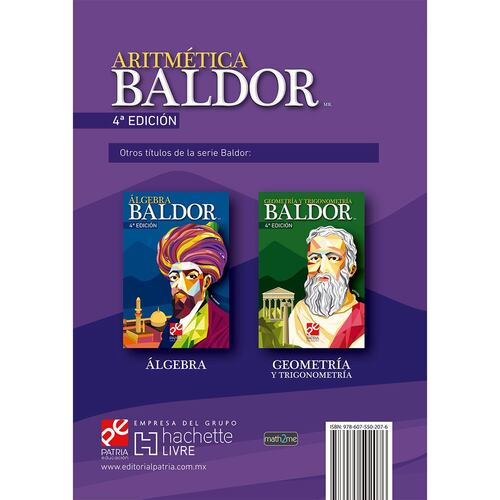 Aritmética 4a. Ed. 2019 Baldor