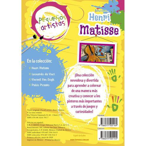 Pequeños artistas. Pinta como Matisse