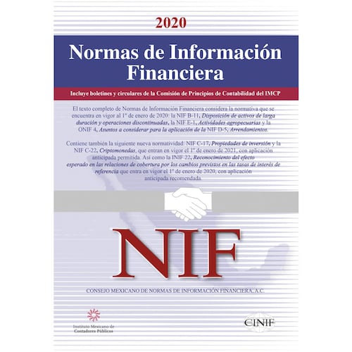 Normas de Información Financiera profesional 2020