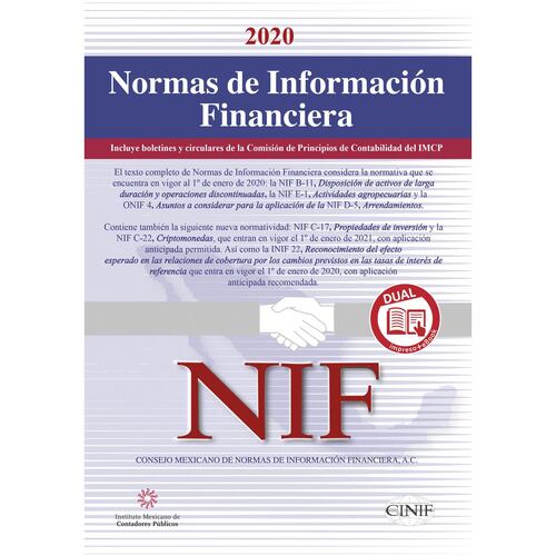 Normas de Información Financiera Dual2020