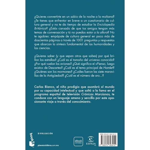 Toda la cultura en 1001 preguntas