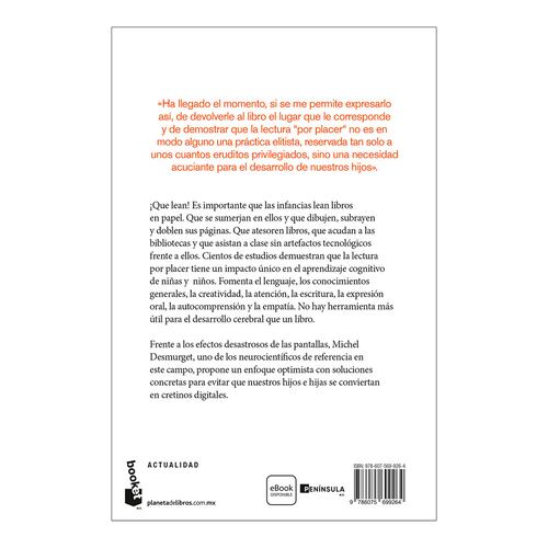 Más libros y menos pantallas