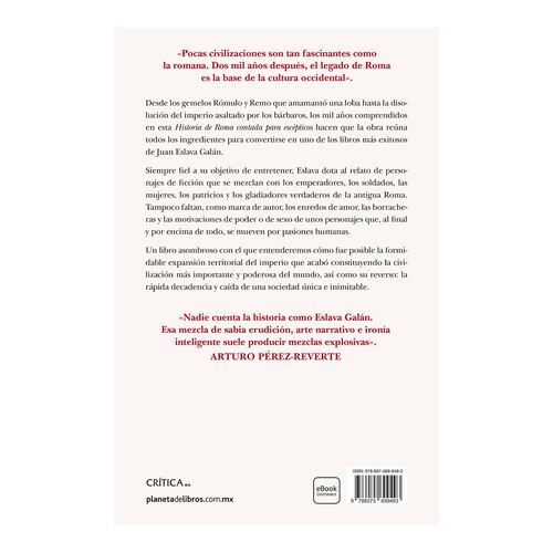 Historia de Roma contada para escépticos